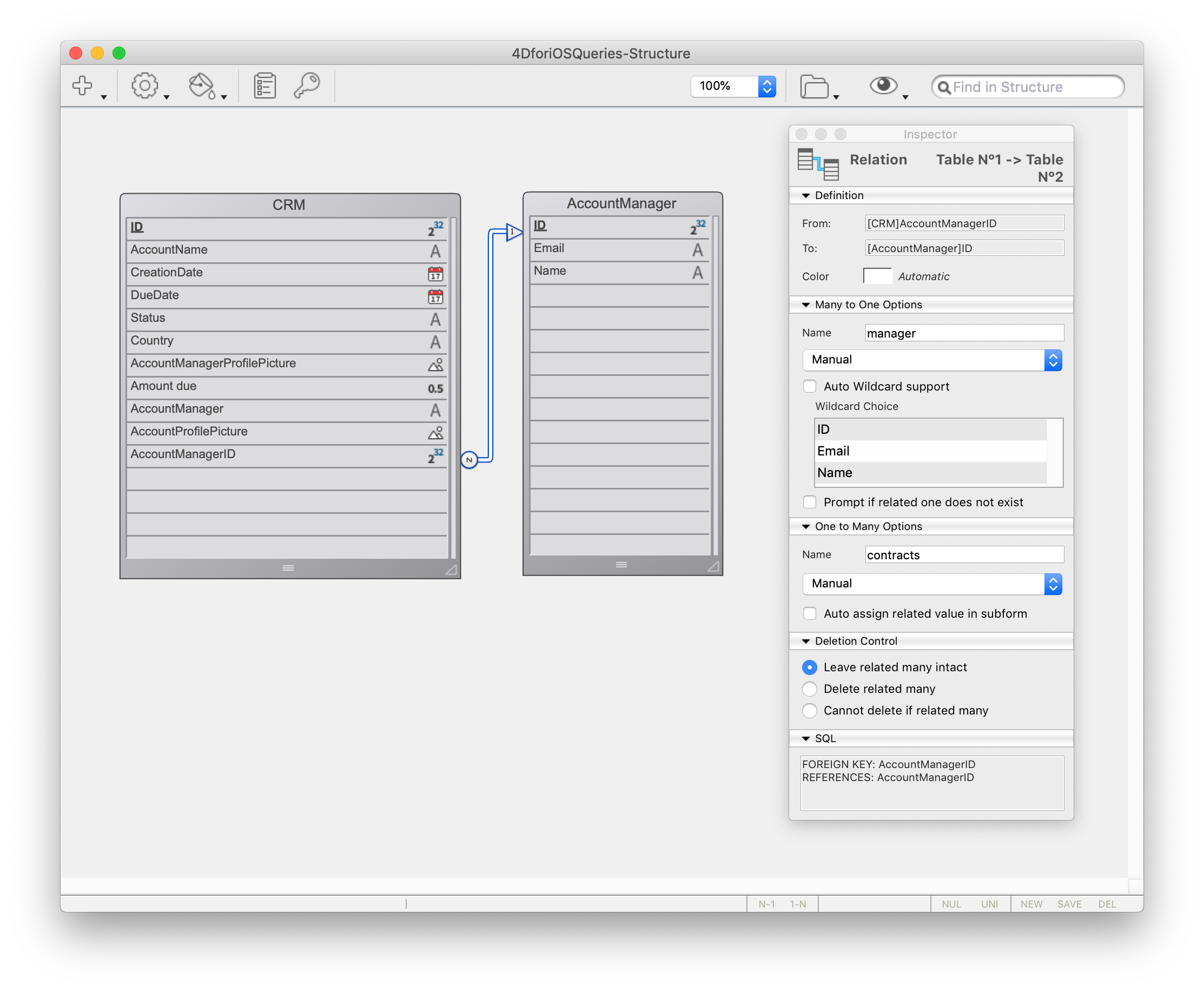 CRM database