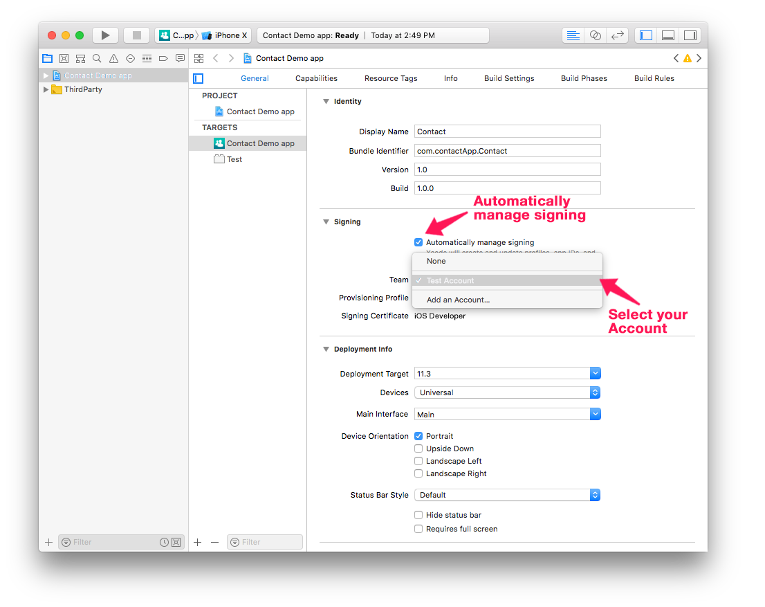 Account-Selection