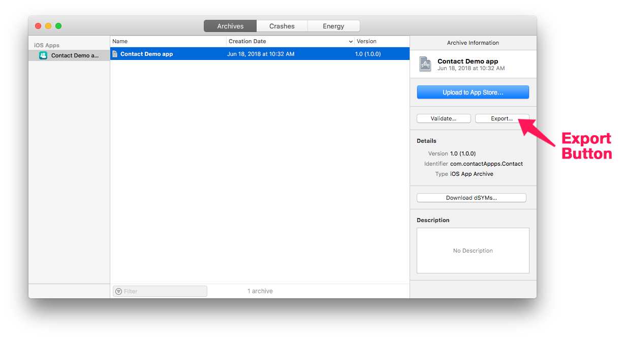 Export your project