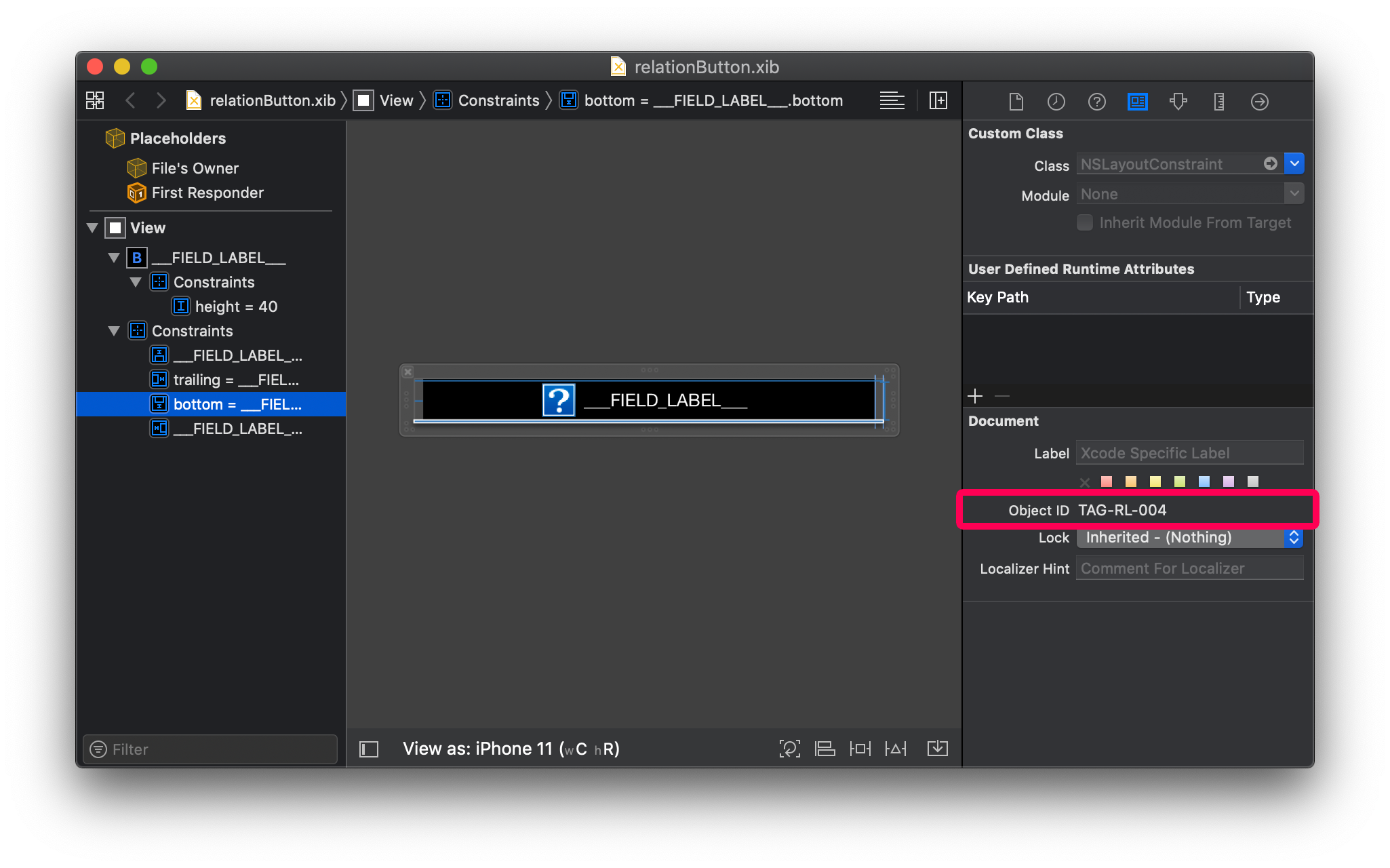Object ID Storyboard