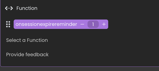 OnSessionExpiredConfig