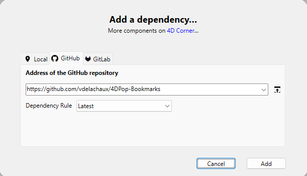 añadir dependencia